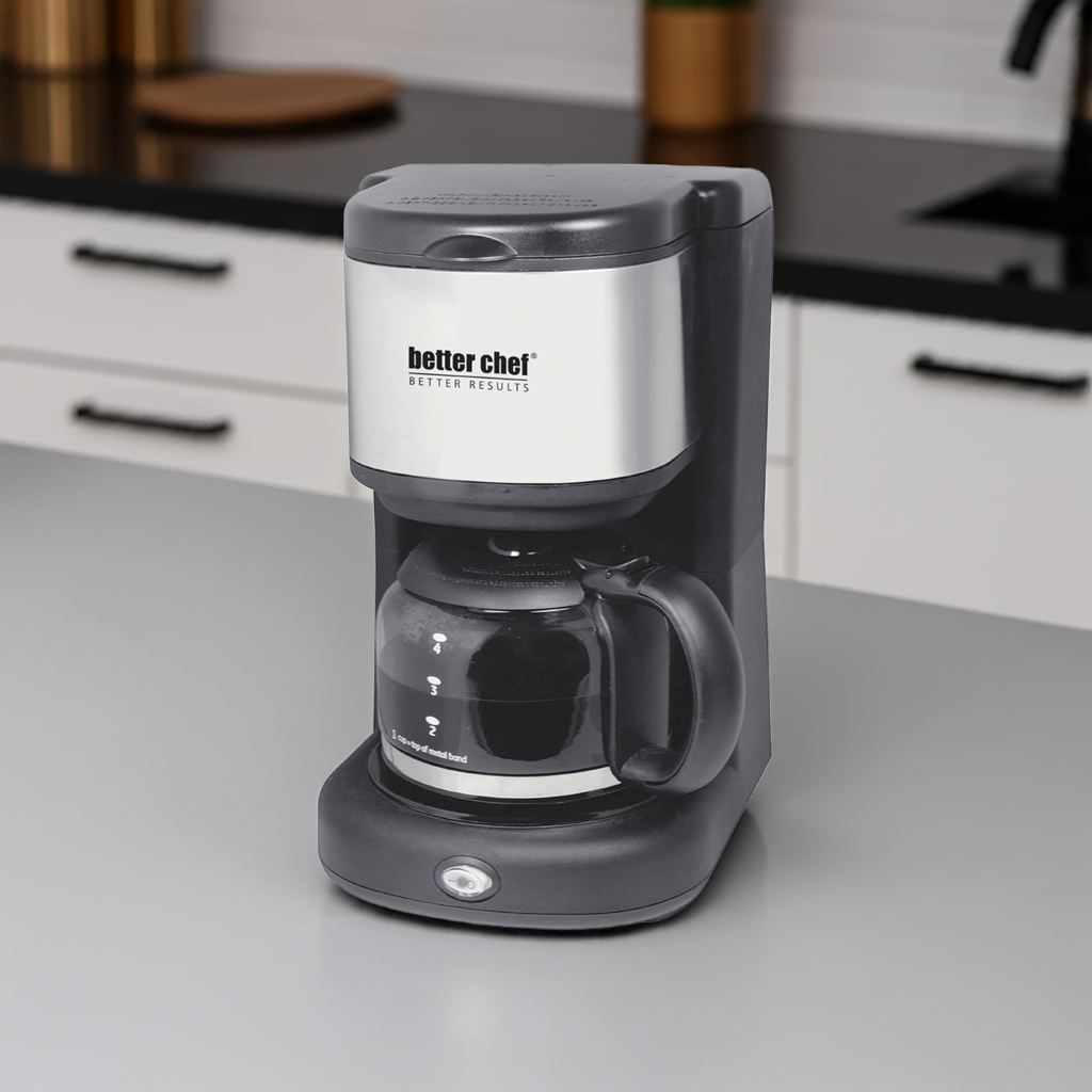 Better Chef 4-Cup Stainless Steel Coffeemaker